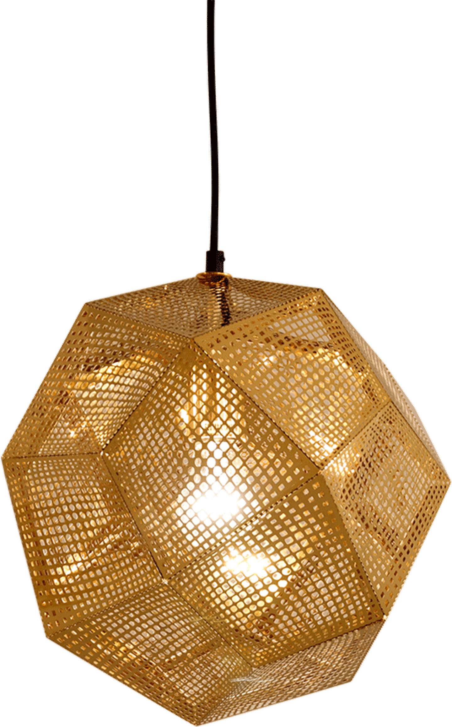 Etch hängande lampa 30 CM/Gold  image.