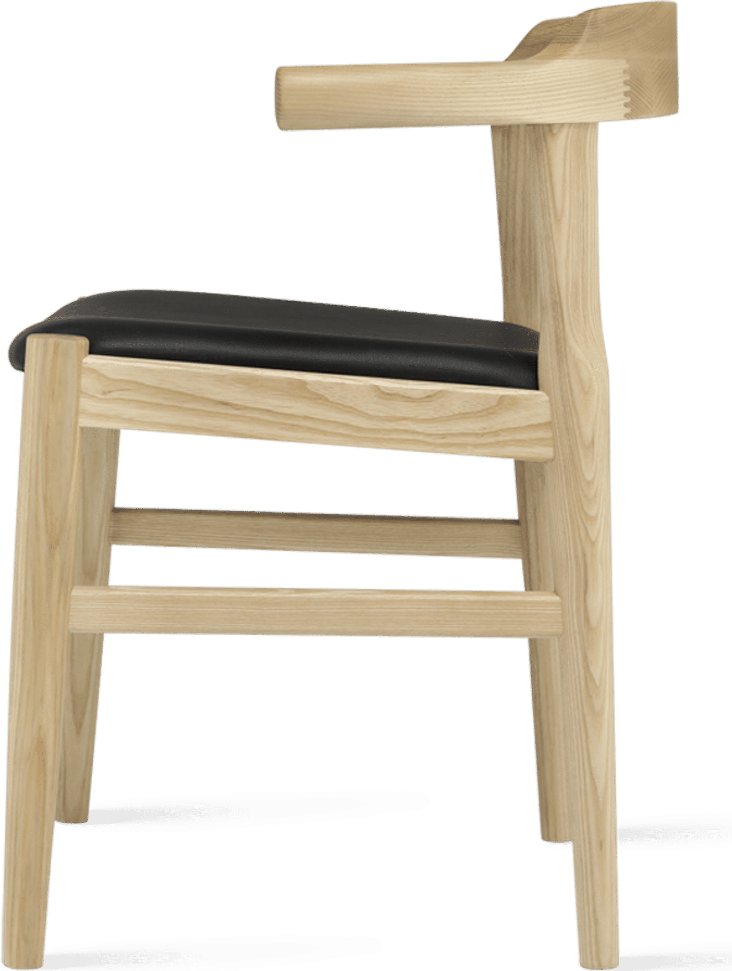PP68 - Chaise de salle à manger Black/Solid American Ashwood image.