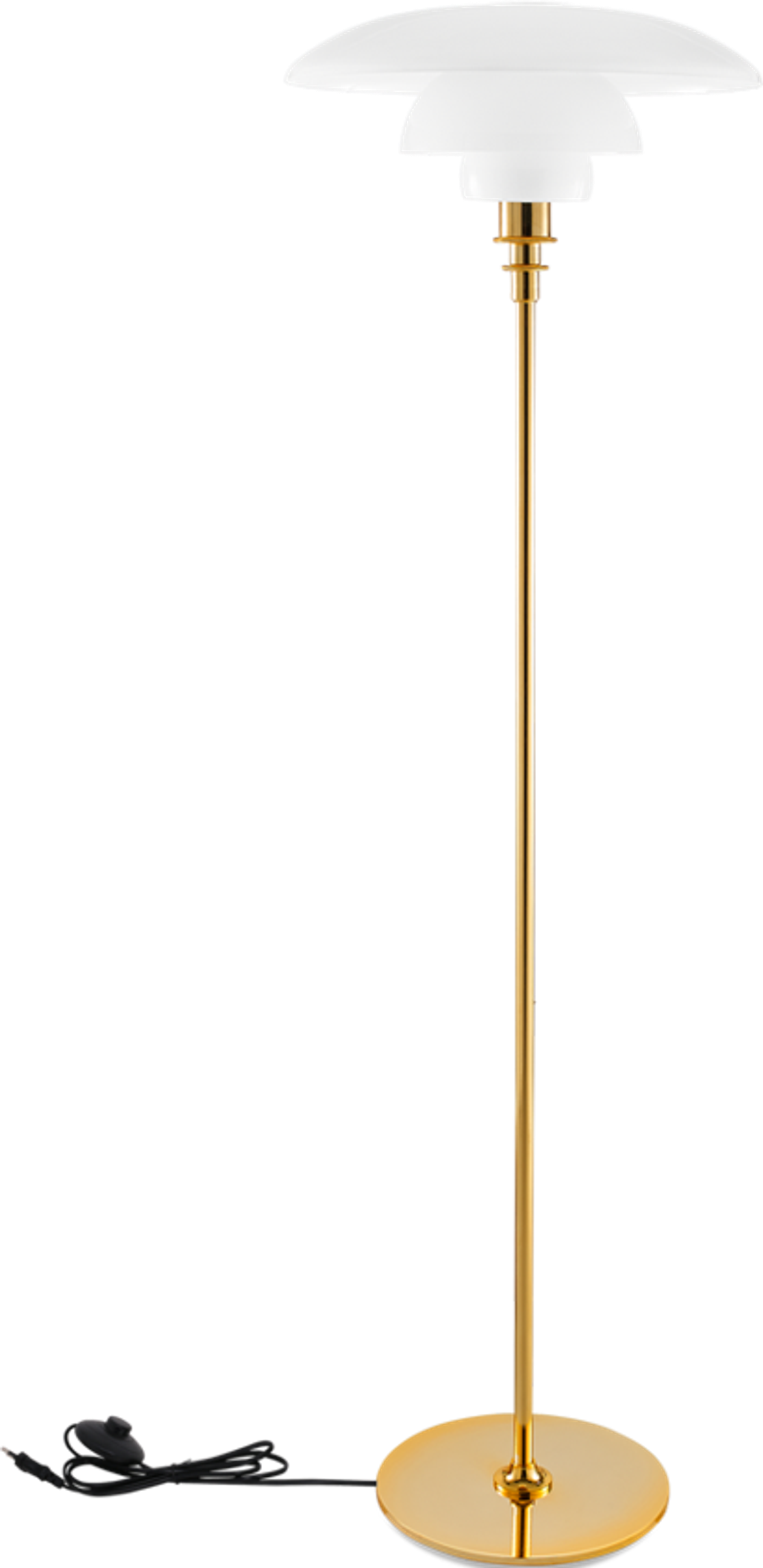 PH 4.5 - 3.5 Style Floor Lamp Tall Gold image.