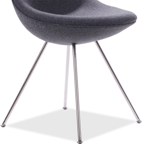 Drop Chair Wool/Charcoal Grey image.
