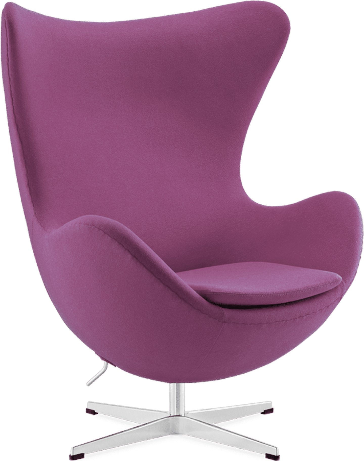 Stimulans mini Op de grond De Ei-stoel Wool/Without piping/Purple | Mobelaris