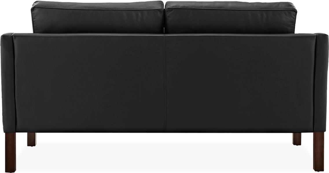 2212 Sofa med to seter Italian Leather/Black image.