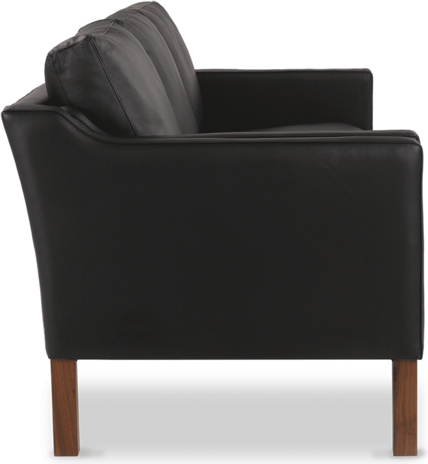 2213 Tre-seters sofa Italian Leather/Black image.