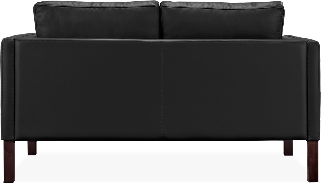 2332 Sofa med to seter Italian Leather/Black image.