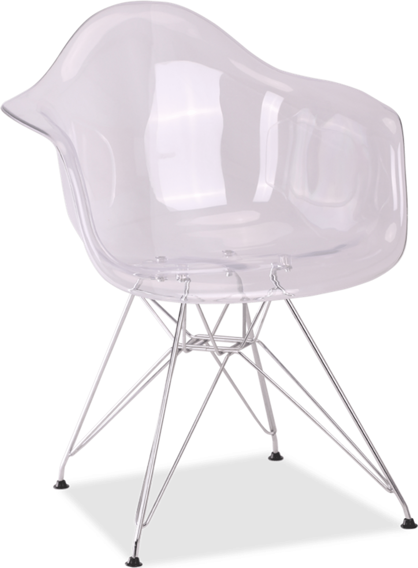 DAR Style Transparent Chair Clear image.