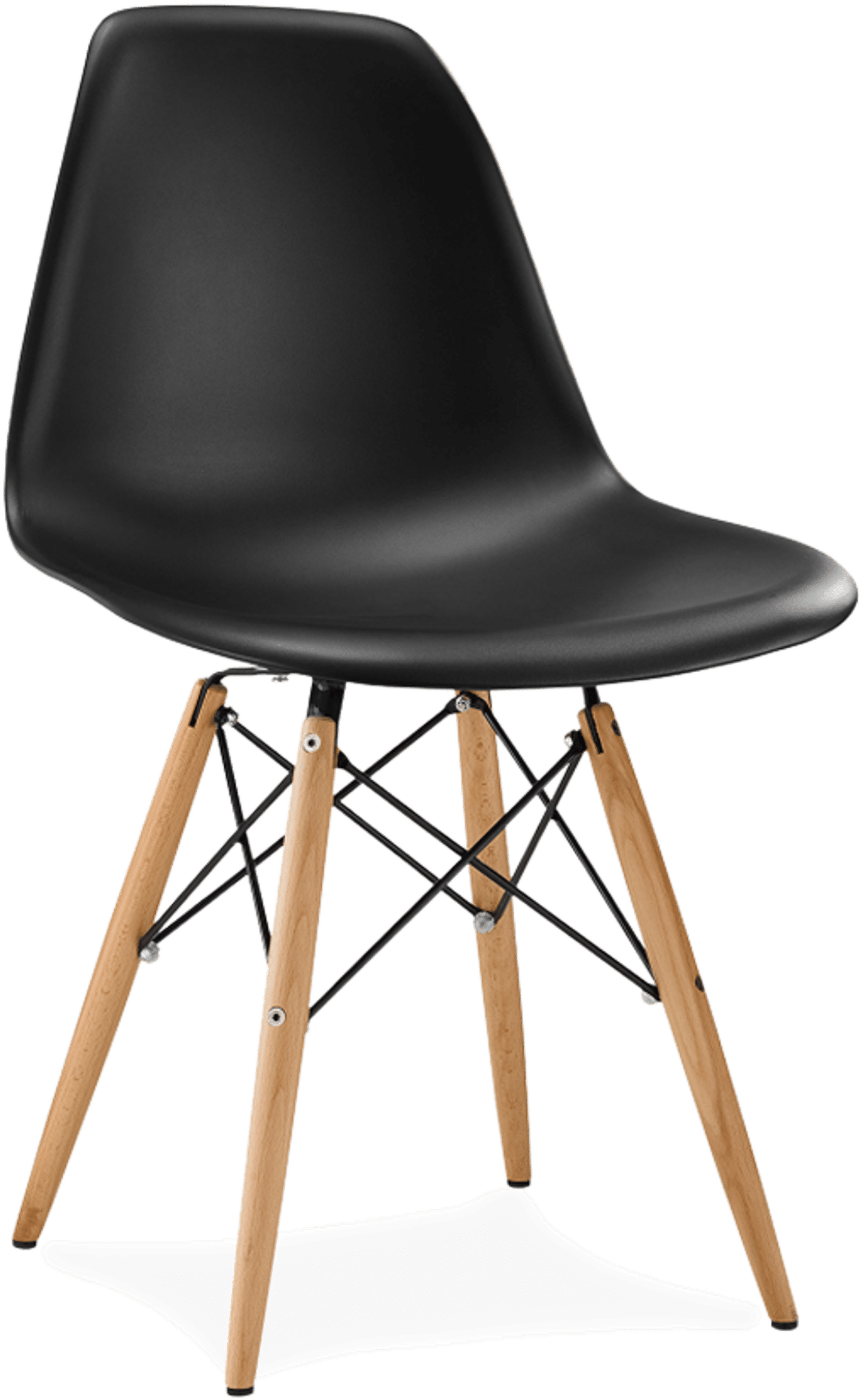 DSW-stoel Black/Light Wood image.