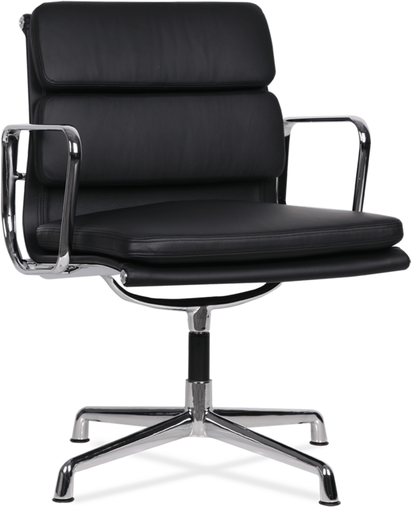 Chaise de bureau Eames Style Soft Pad EA208 Black image.