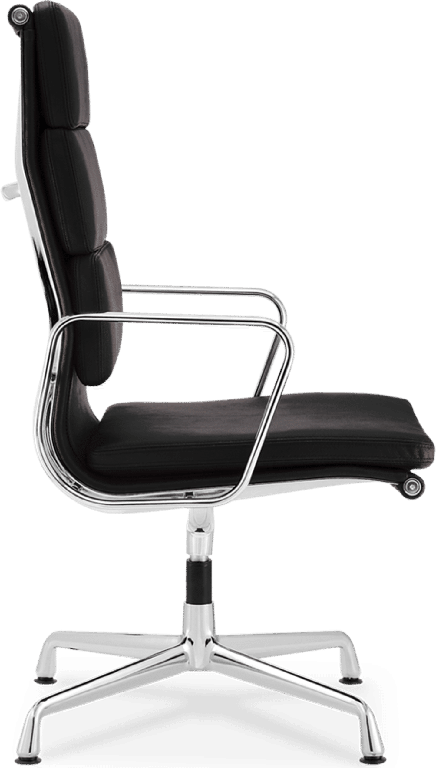 Eames Style Soft Pad Office Chair EA215 Black image.