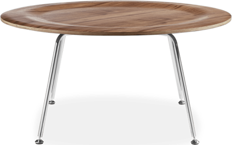Tavolino CTR in stile Eames Walnut image.