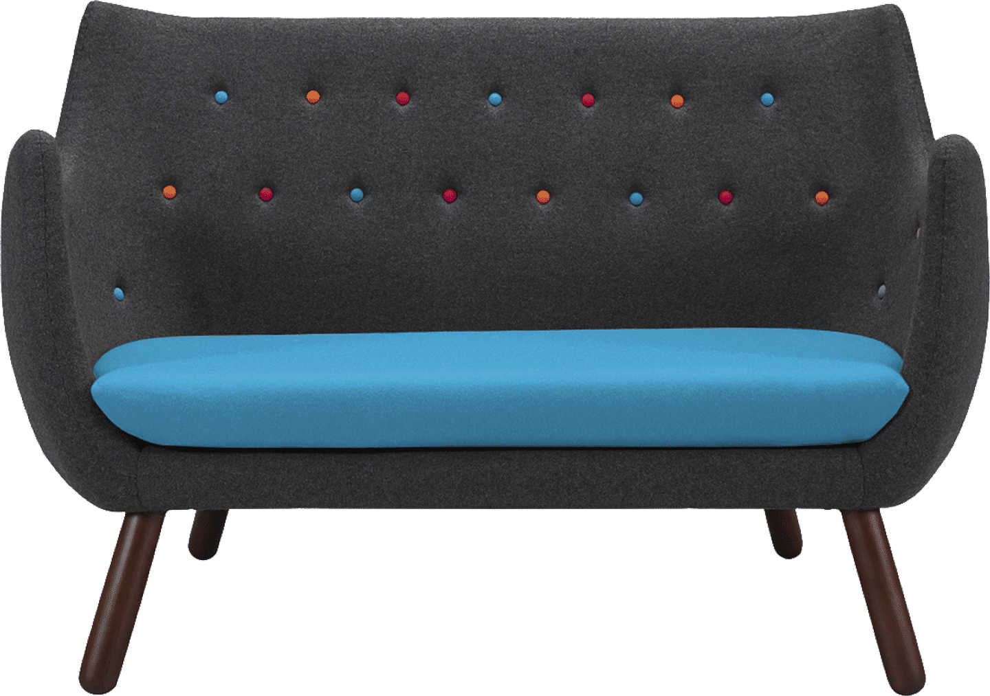 Poet 2-sitsig soffa Morocan Blue image.