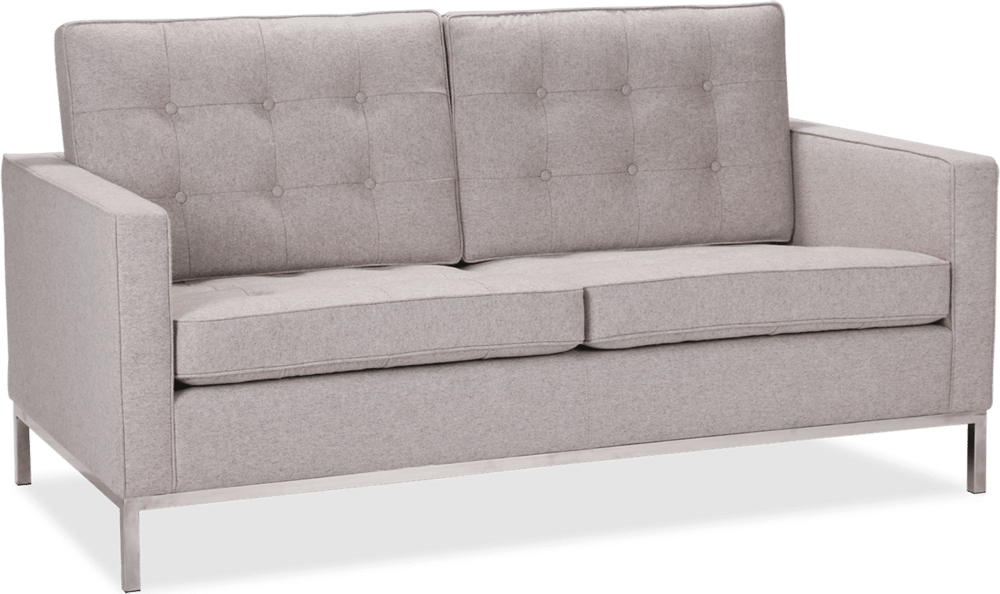Knoll 2-sitsig soffa Wool/Light Pebble Grey image.