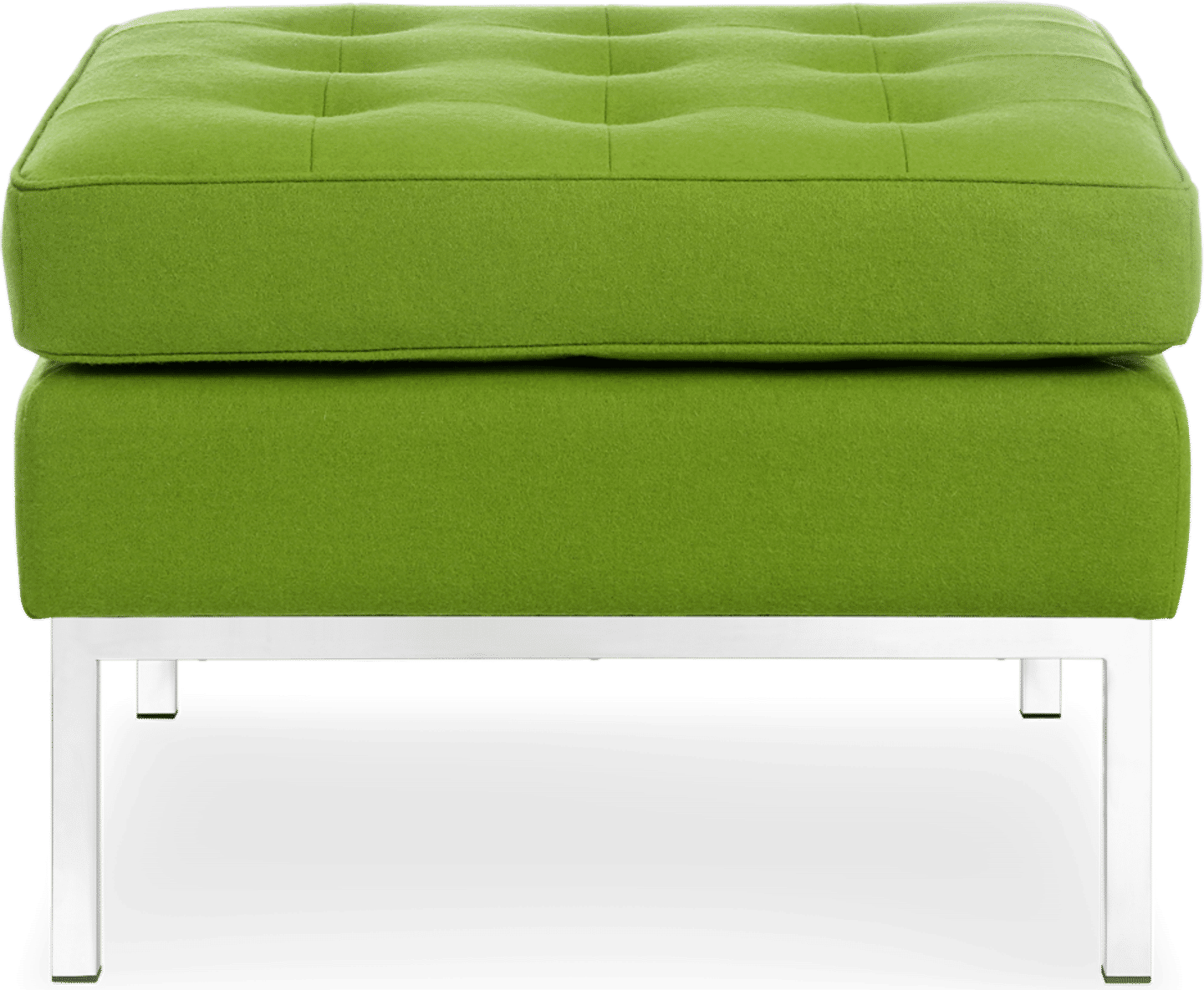 Light cheap green ottoman