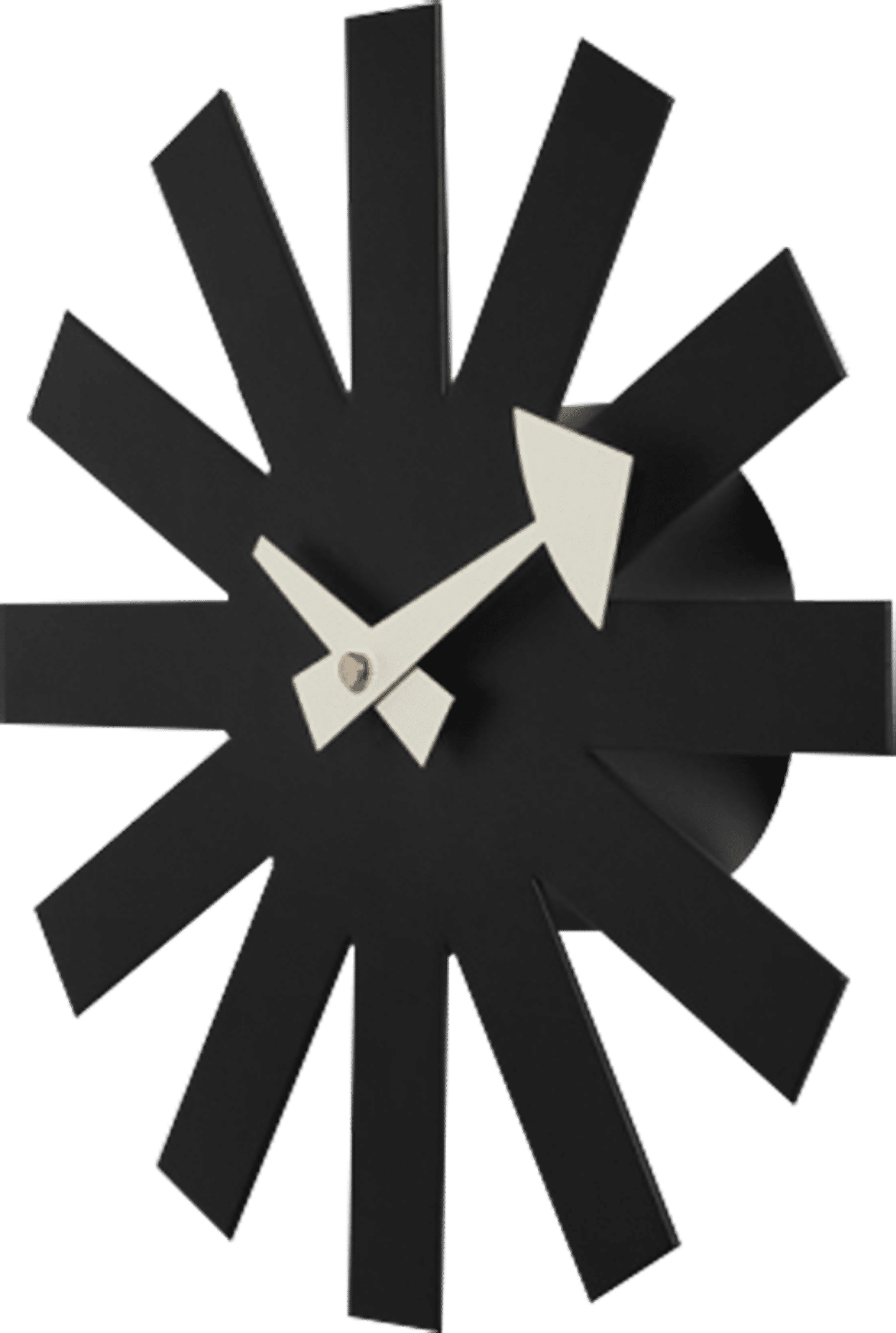 Asterisk Style Uhr Black image.