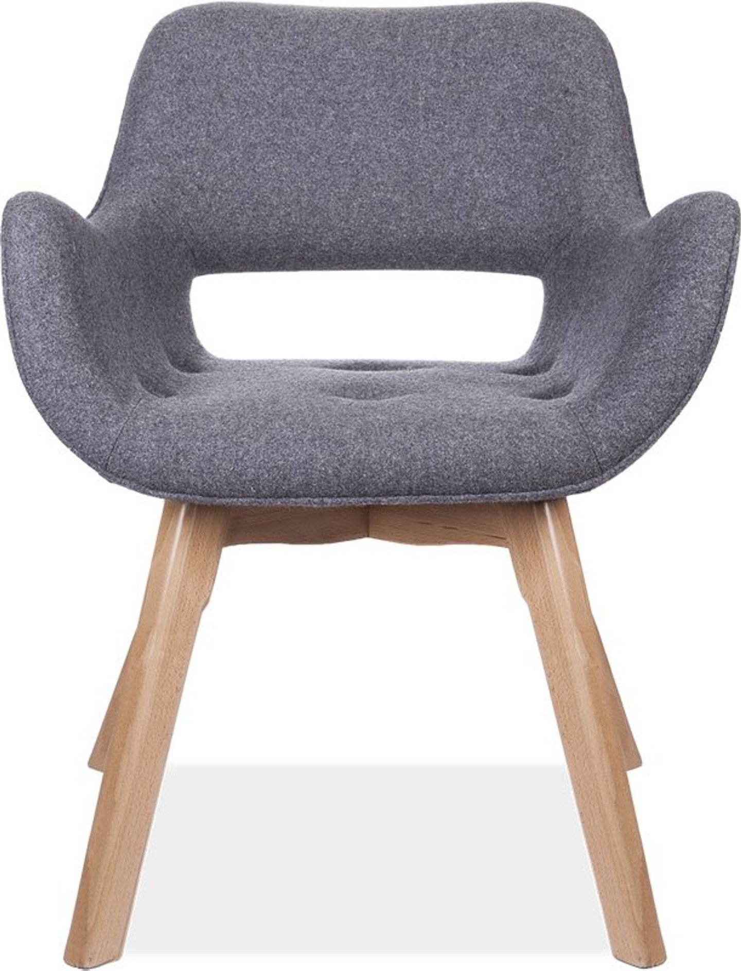 Fabric Dining Chair Grey image.