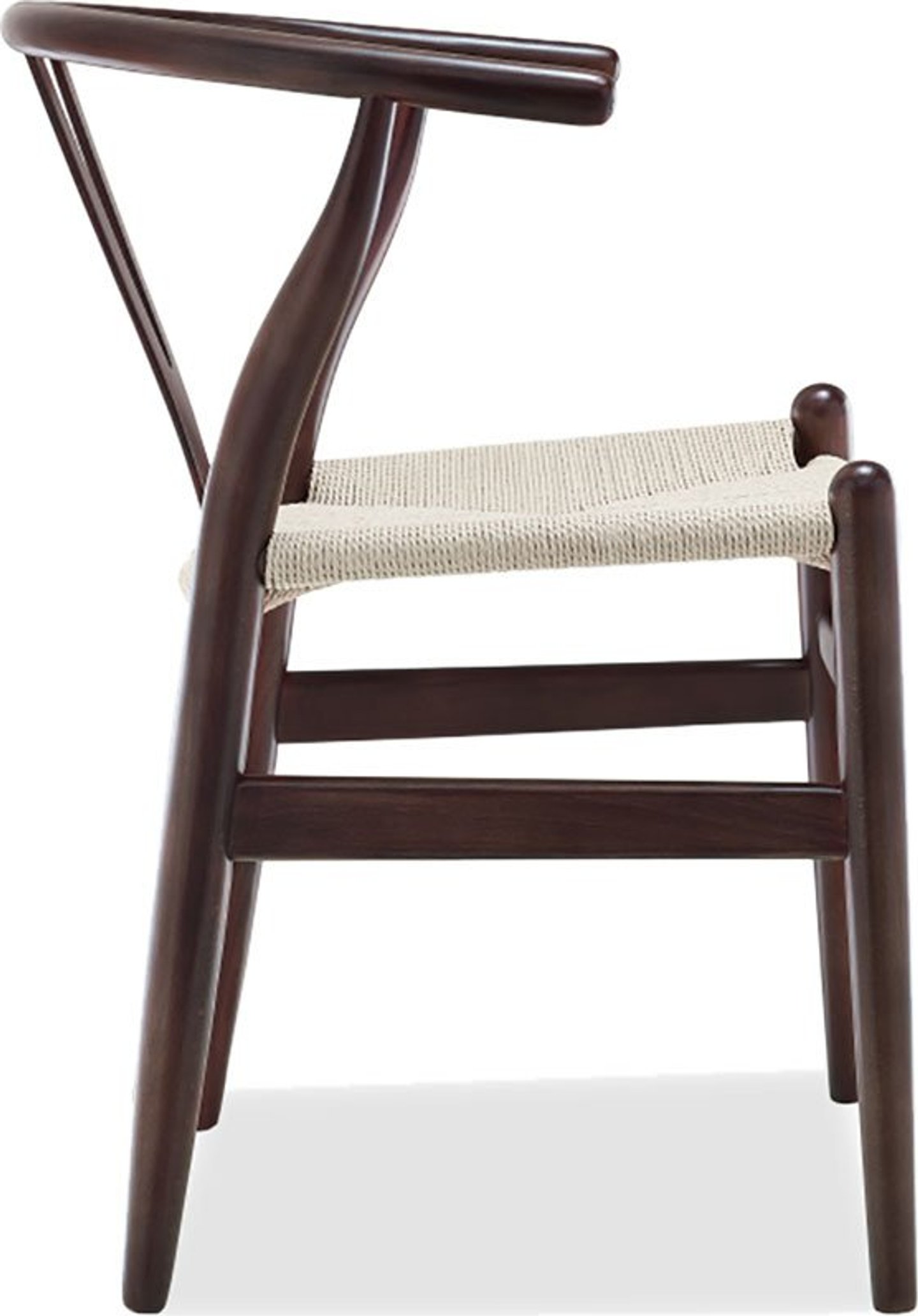 Wishbone (Y) Chair - CH24 Lacquered/Bordeaux image.