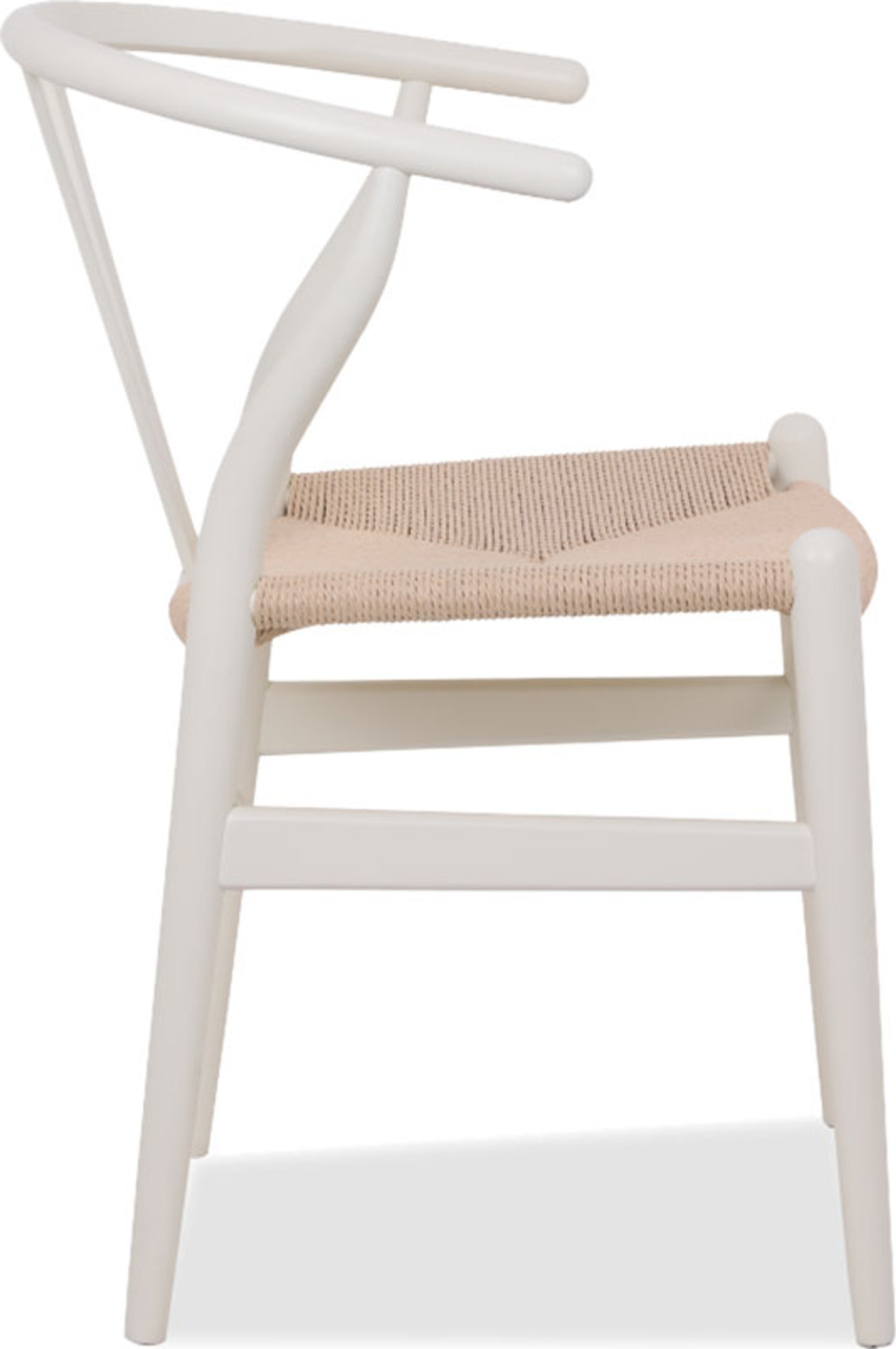 Wishbone (Y) Chair - CH24 Lacquered/Cream image.