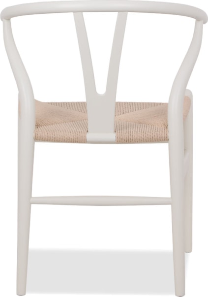 Wishbone (Y) Chair - CH24 Lacquered/Cream image.