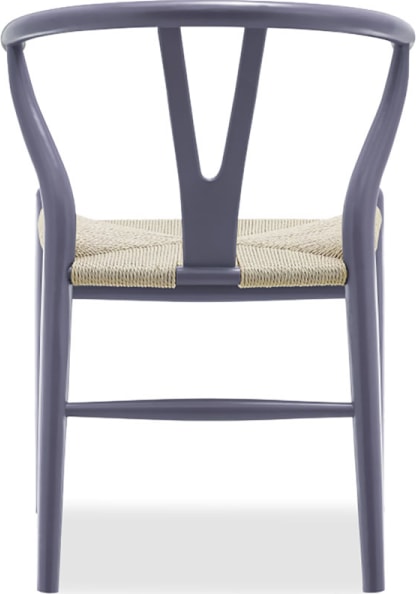 Wishbone (Y) Chair - CH24 Lacquered/Purple image.