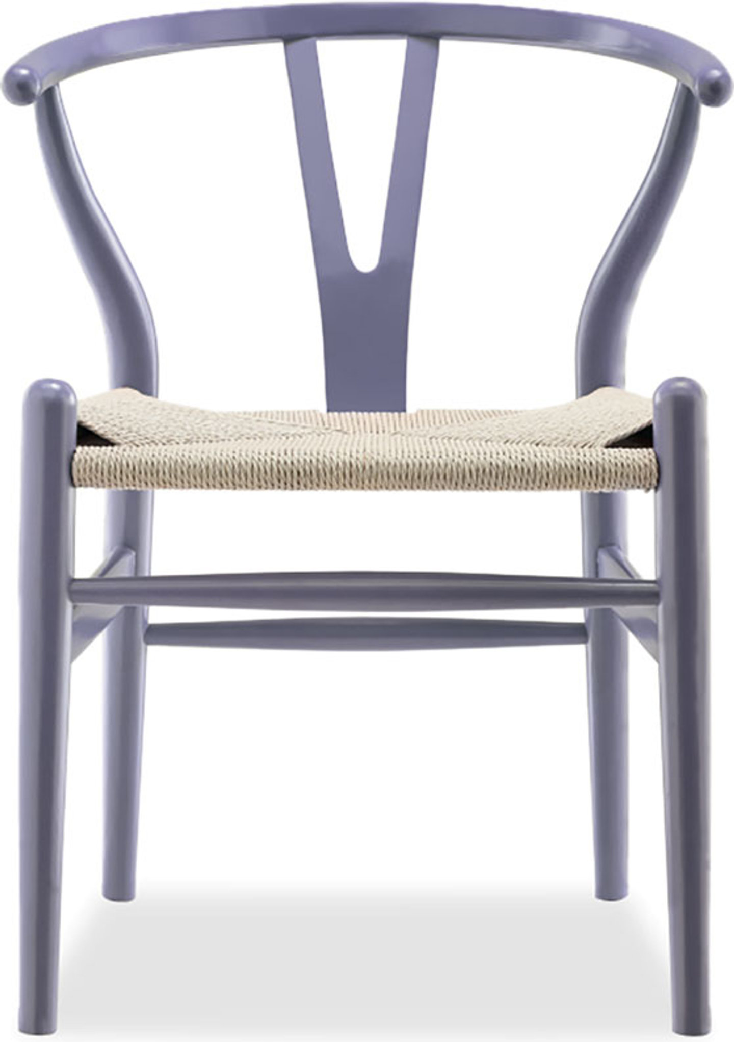 Wishbone (Y) Chair - CH24 Lacquered/Purple image.