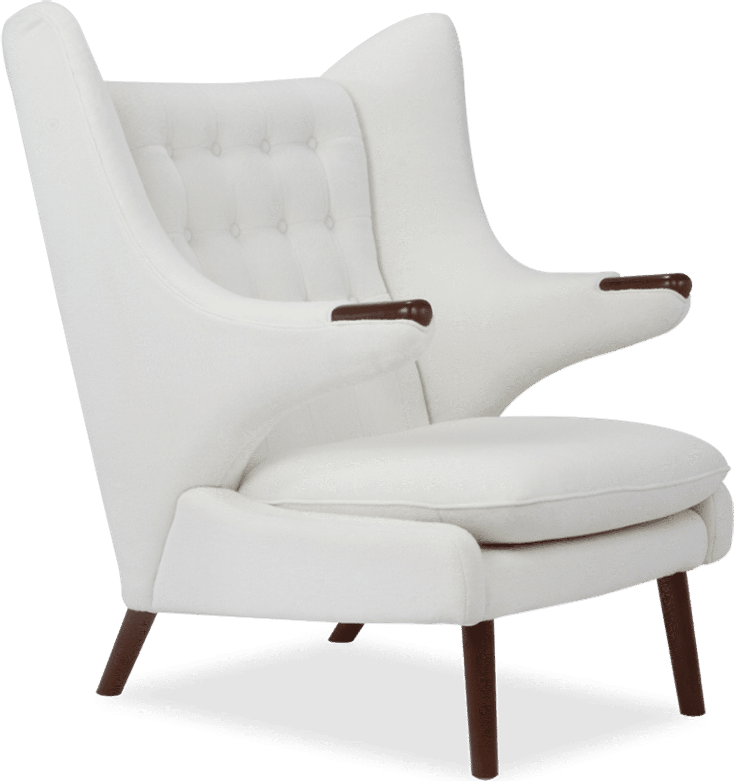 Teddy Bear Chair Wool White Mobelaris