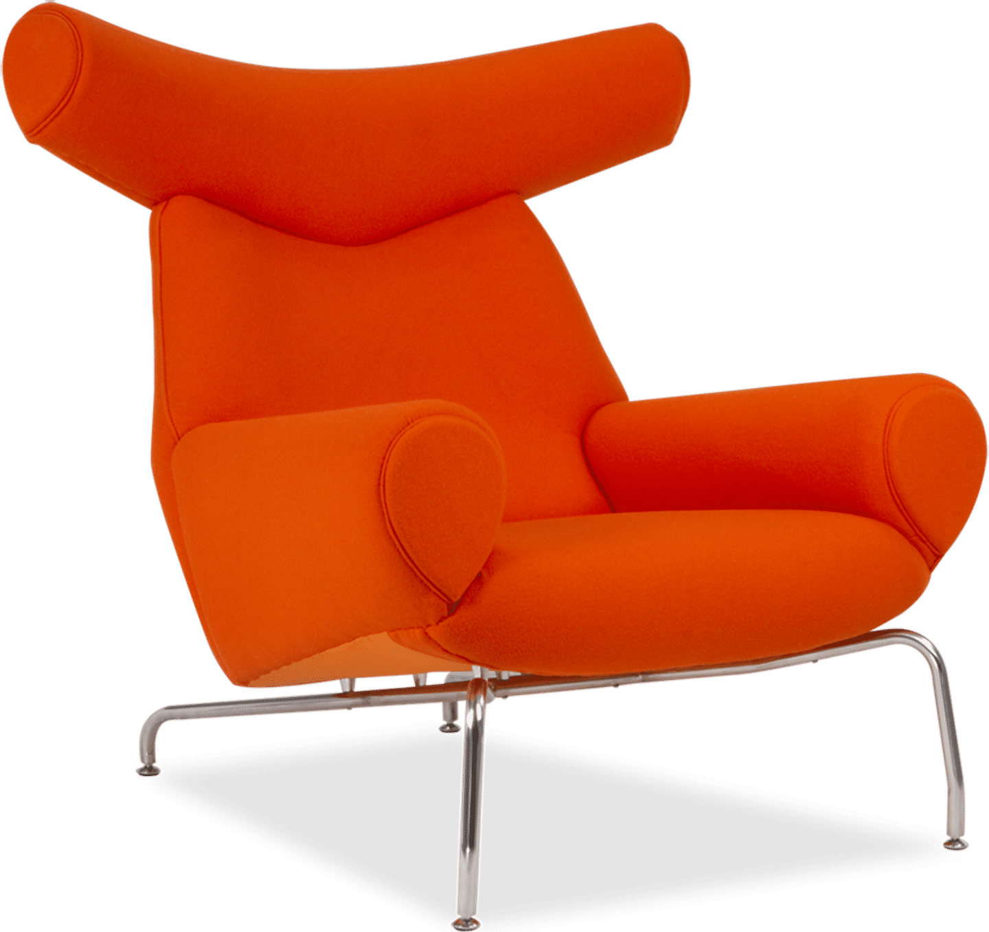 OX Chair Wool Orange Mobelaris
