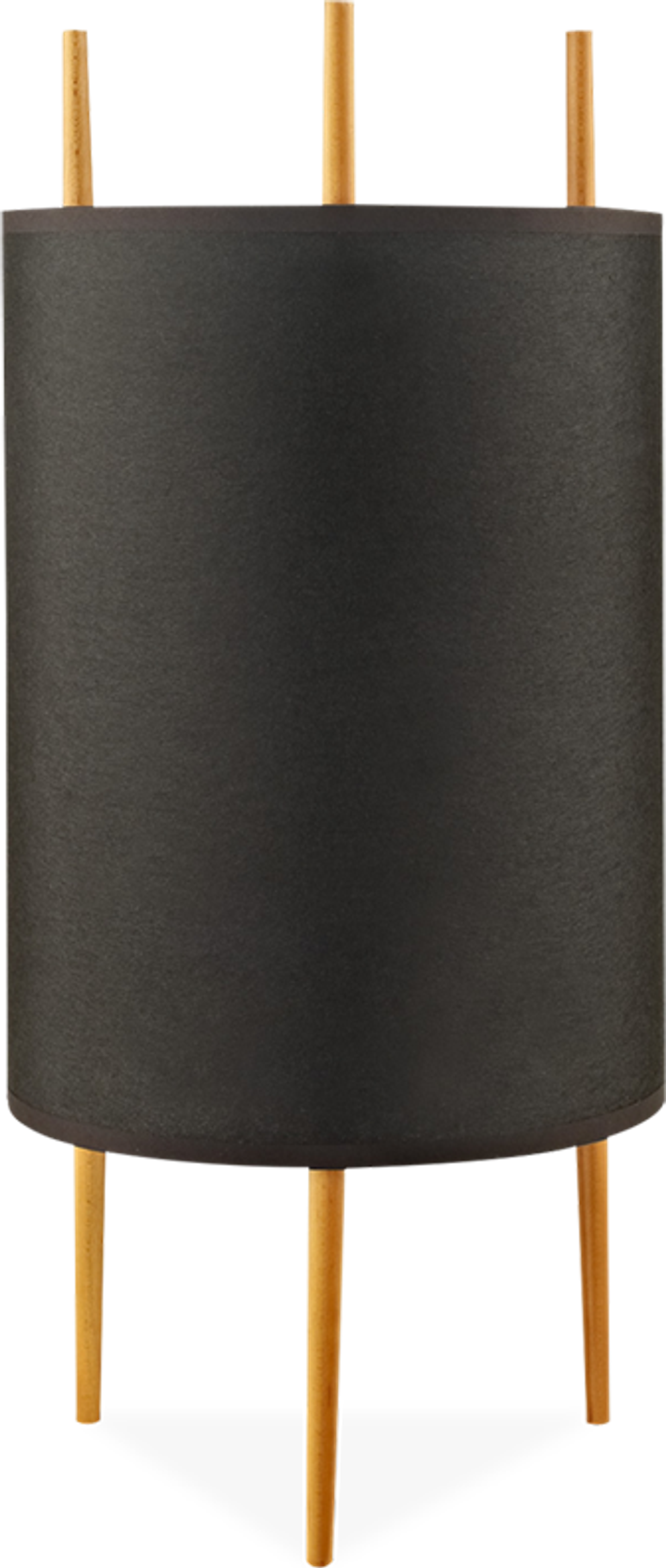 Cylinder Style Lamp Black image.