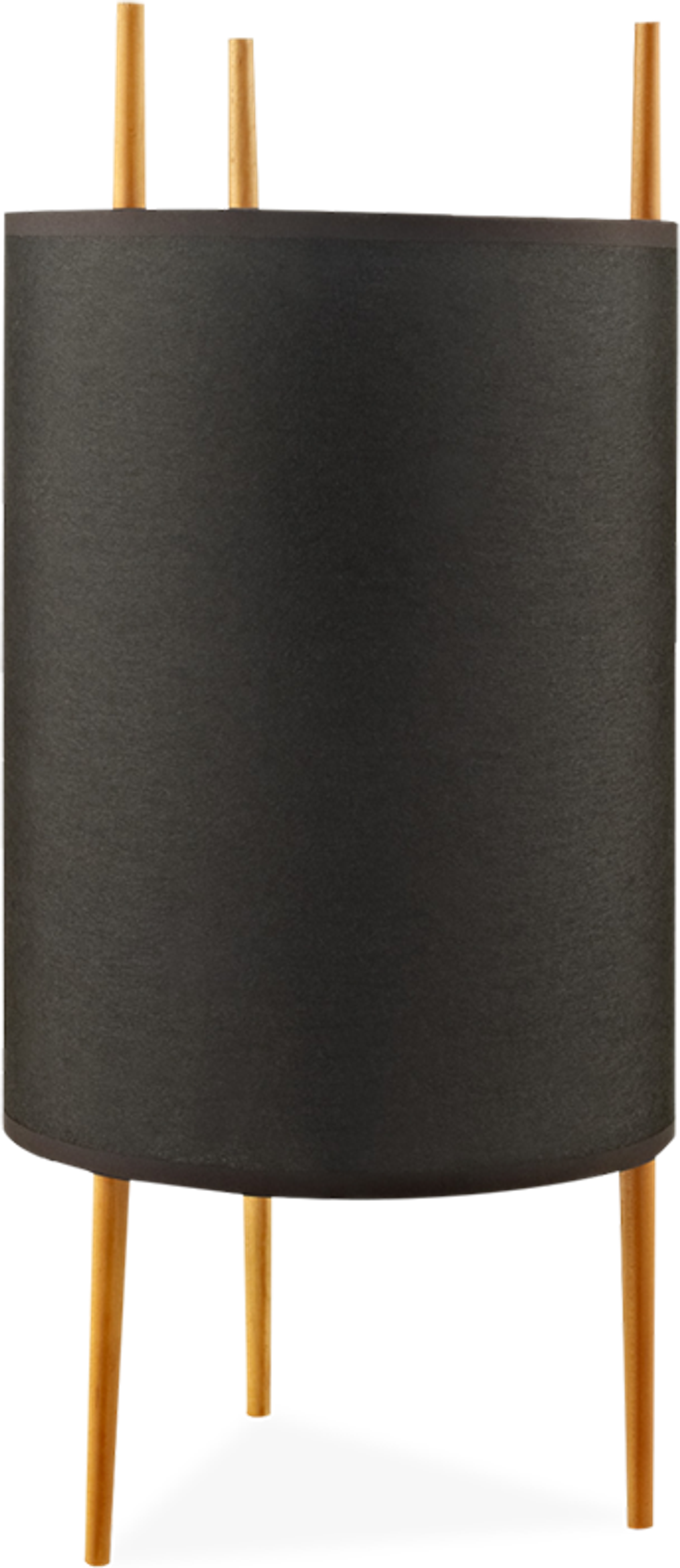 Cylinder Style Lamp Black image.