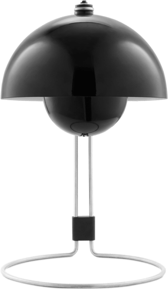 Lampe de table style VP4 Flowerpot Black image.