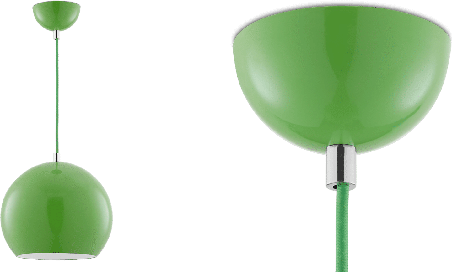 Topan VP6 Pendant Lamp Green image.