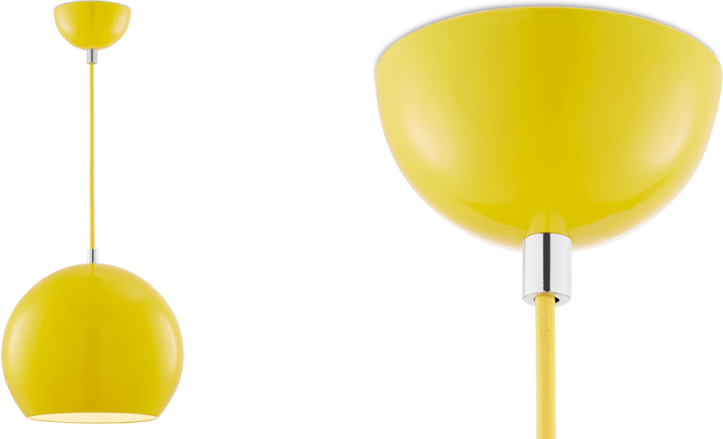 Topan VP6 Pendant Lamp Yellow image.