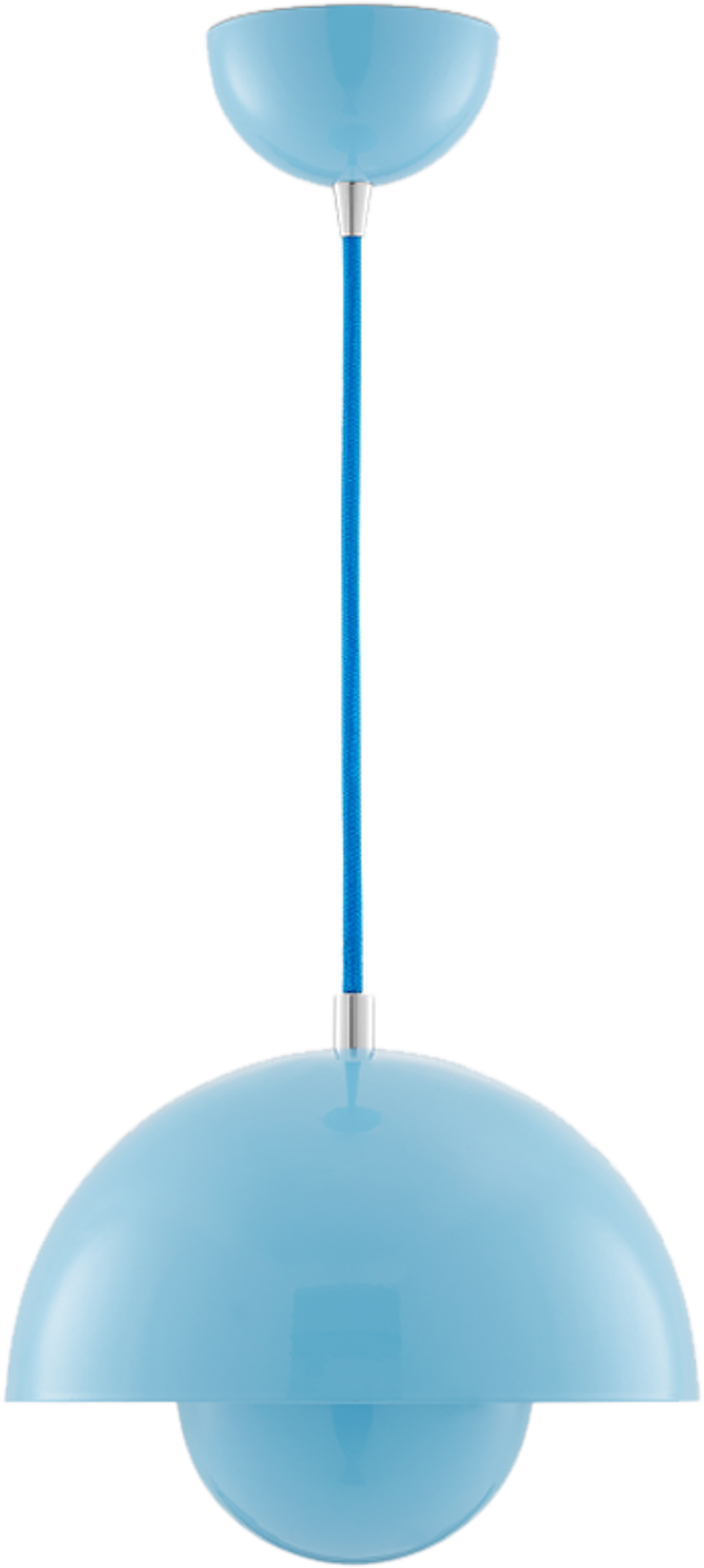 Bloempot Lamp Aqua Blue image.