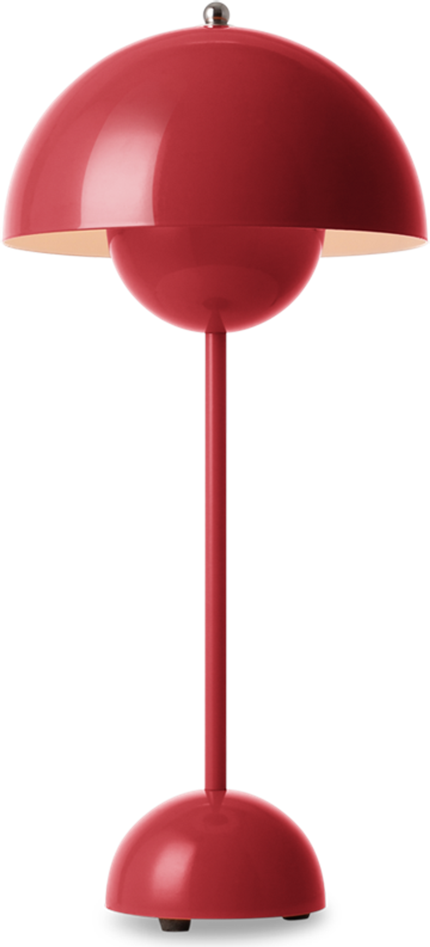 Lampada da tavolo in stile vaso di fiori Red image.