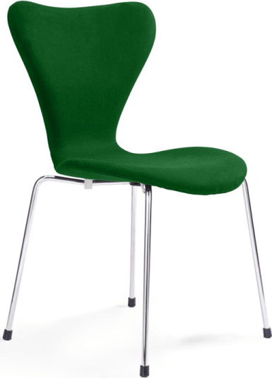 Serie 7 Stuhl gepolstert Green image.