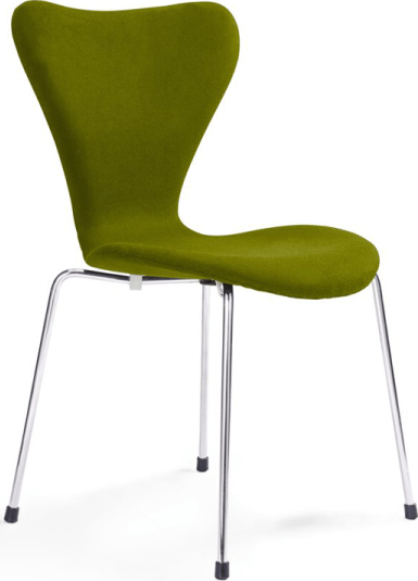 Serie 7 Stuhl gepolstert Olive image.