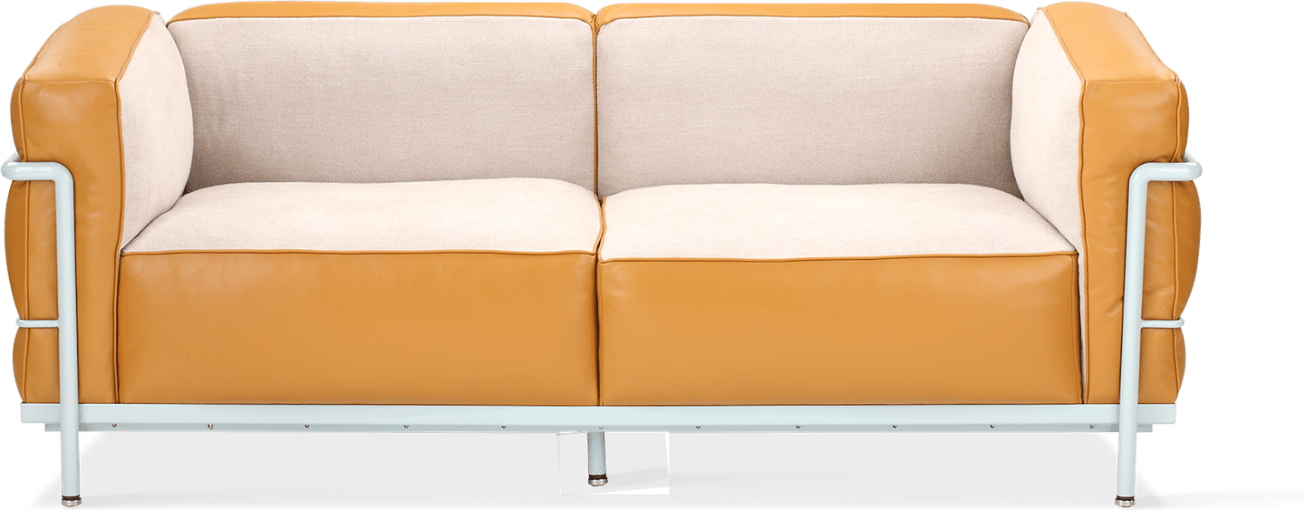 LC3 Style Grande 2-sitsig soffa - specialutgåva Camel image.