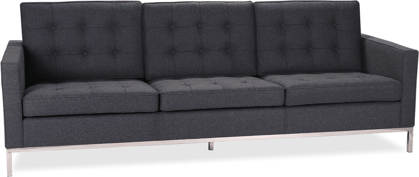 Charcoal grey 3 seater sofa clearance