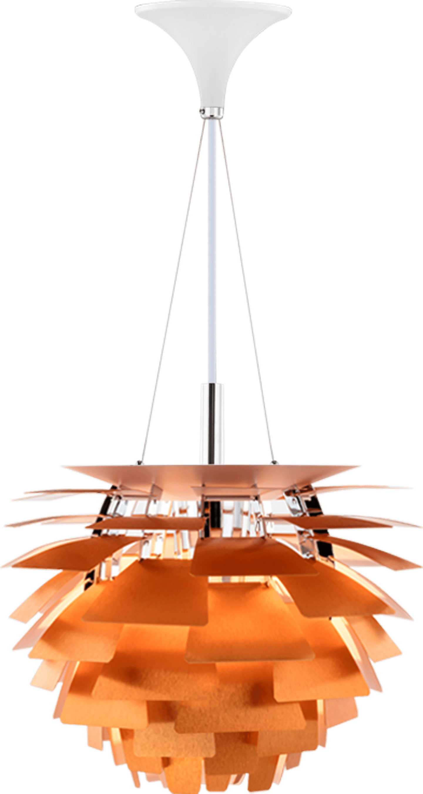 Artichoke Lamp  Copper/72 CM image.