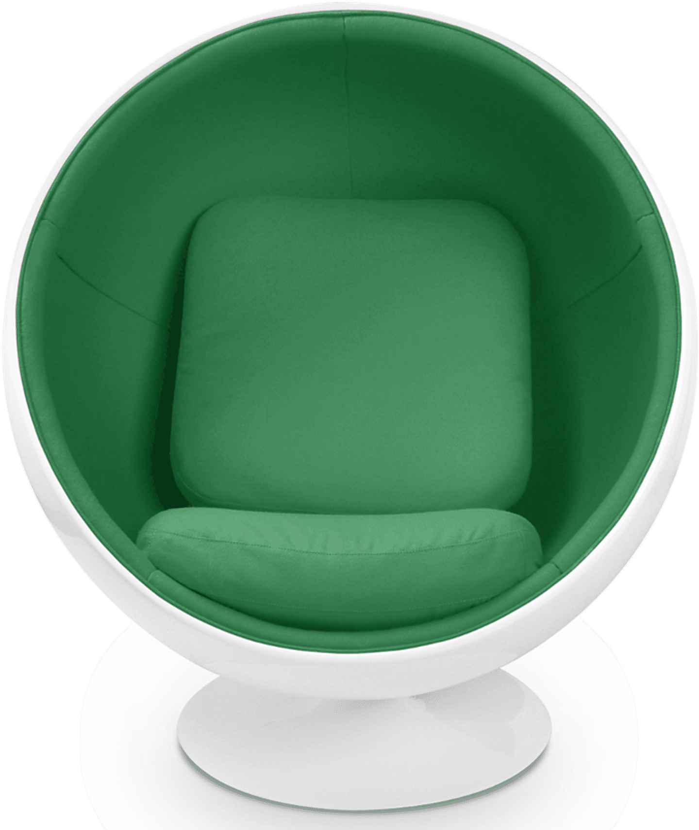 Ball Chair Green/White/Large image.