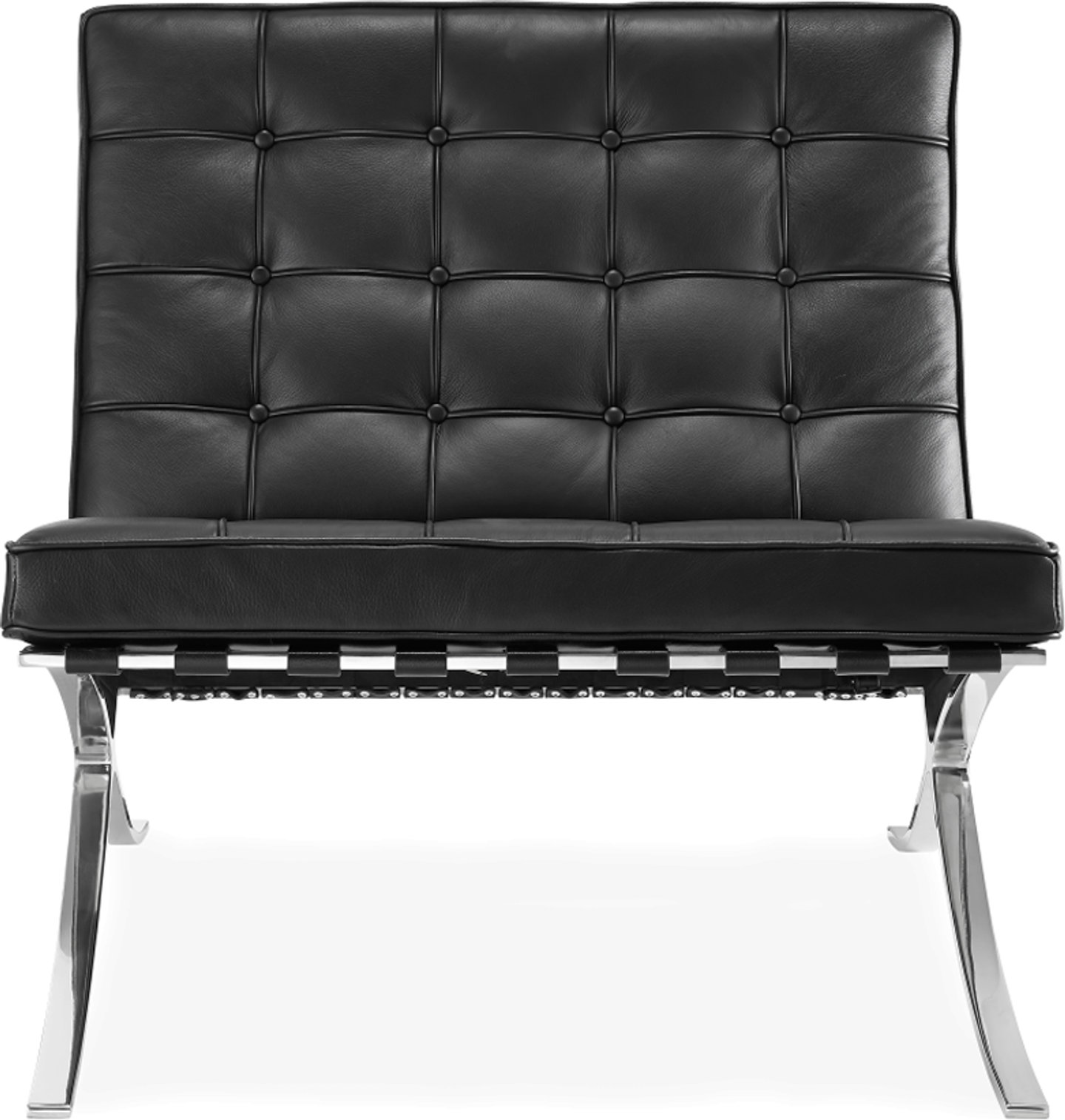 Barcelona Chair Premium Leather/Black | Mobelaris