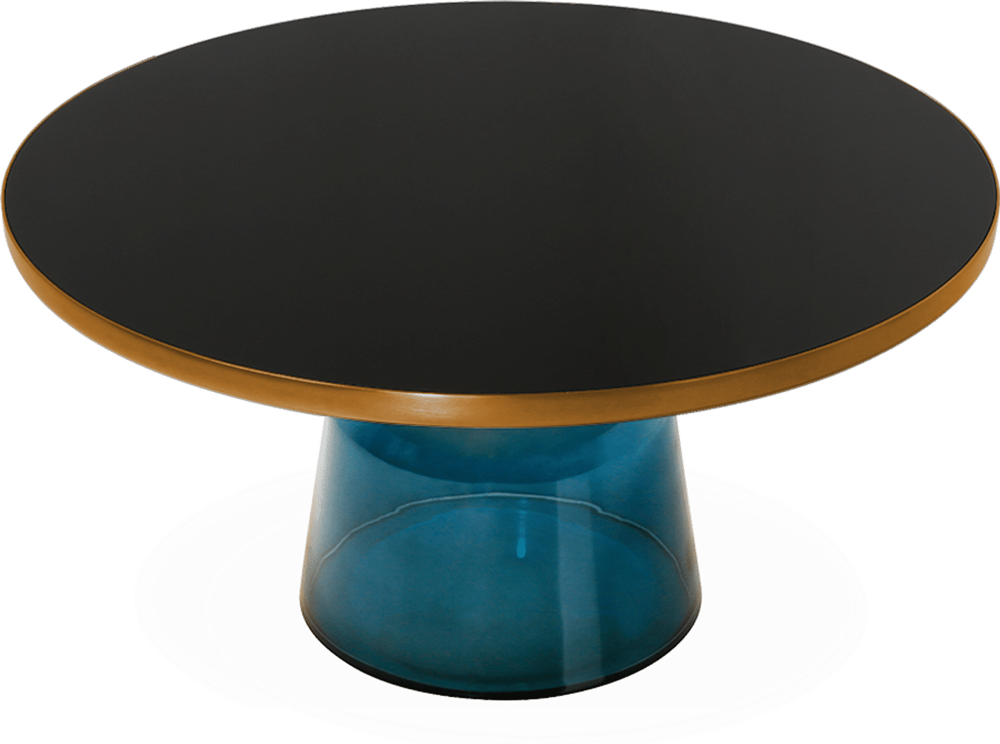 Table basse Bell - grande - verre Dark Blue image.