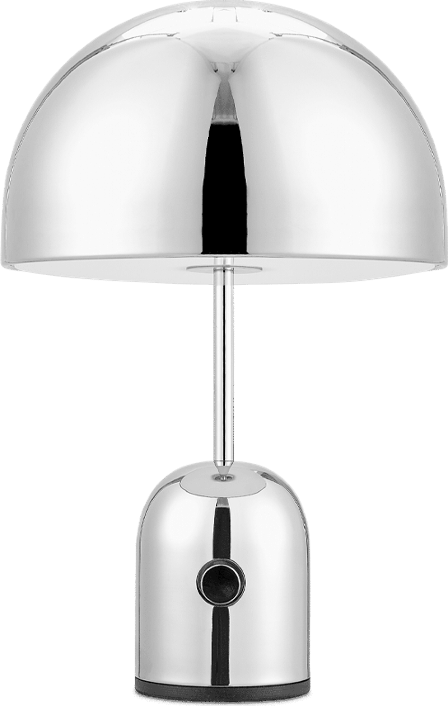 Lámpara de mesa estilo campana Silver image.