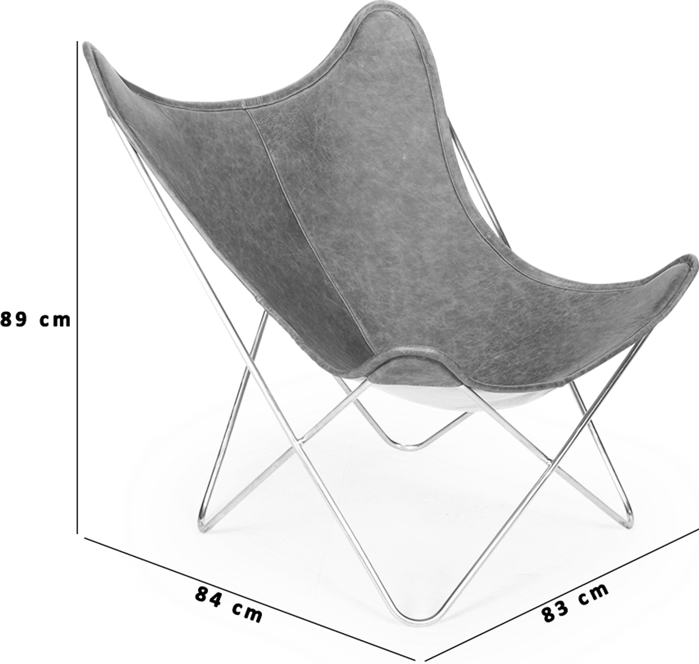 Tan 2025 butterfly chair