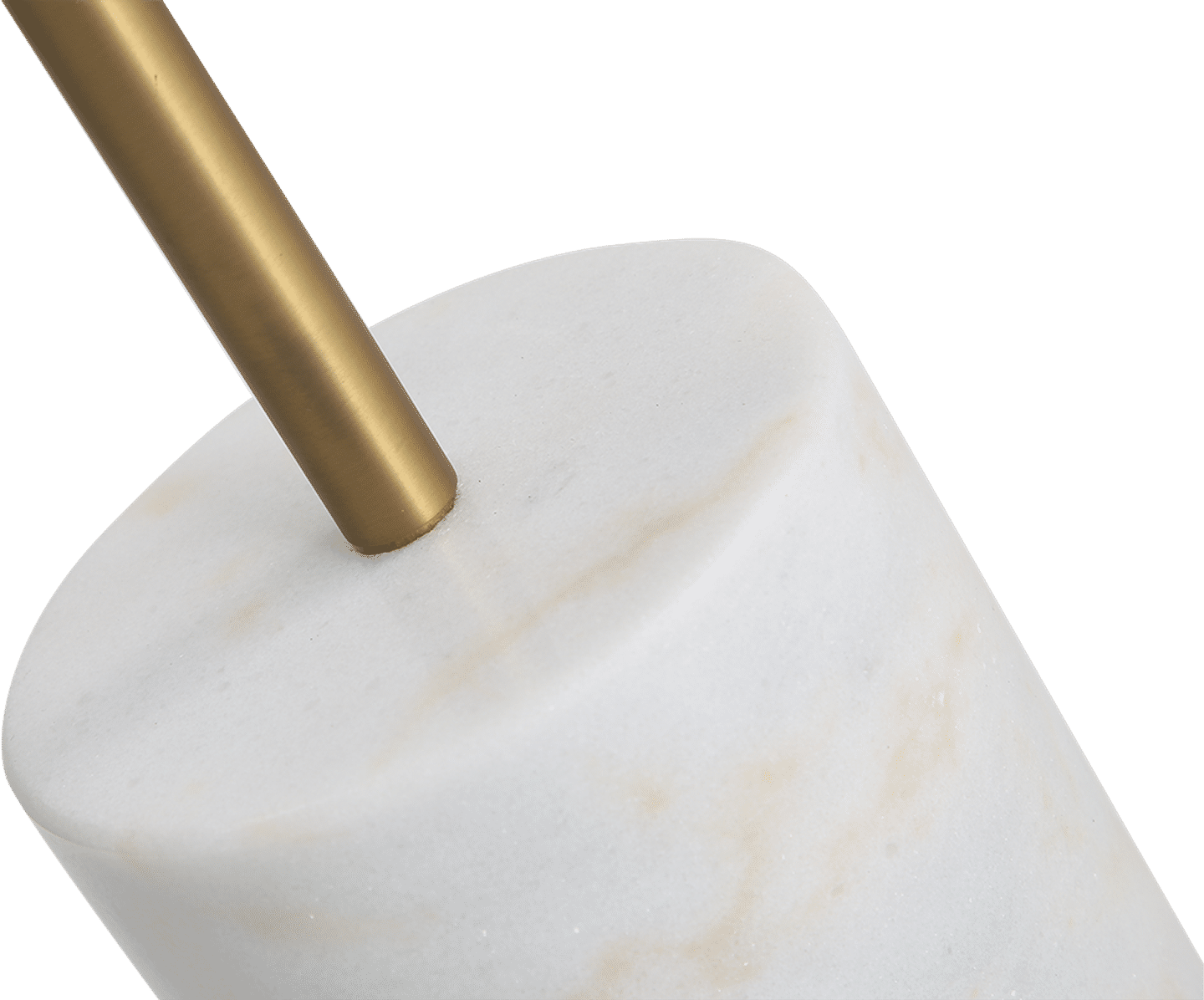 Calibre Salongbord Liten - Messing - Hvit Marmor White Marble/Brushed Brass image.
