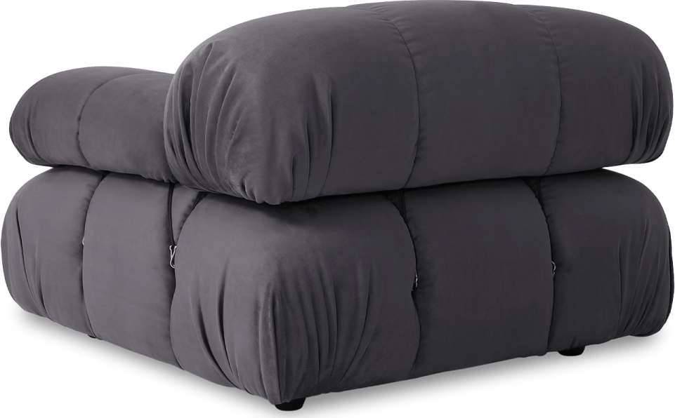 Camaleonda Style soffa med vänster arm Charcoal Grey Alcantara/Alcantara image.
