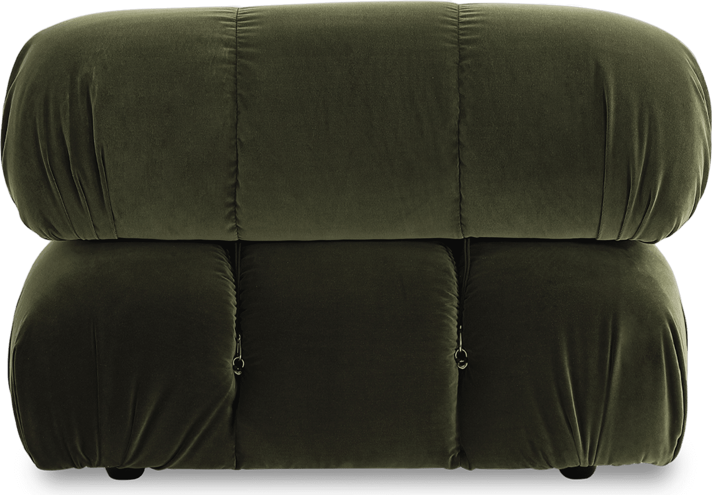 Camaleonda Style högra arm soffa Bottle Green Velvet/Velvet image.