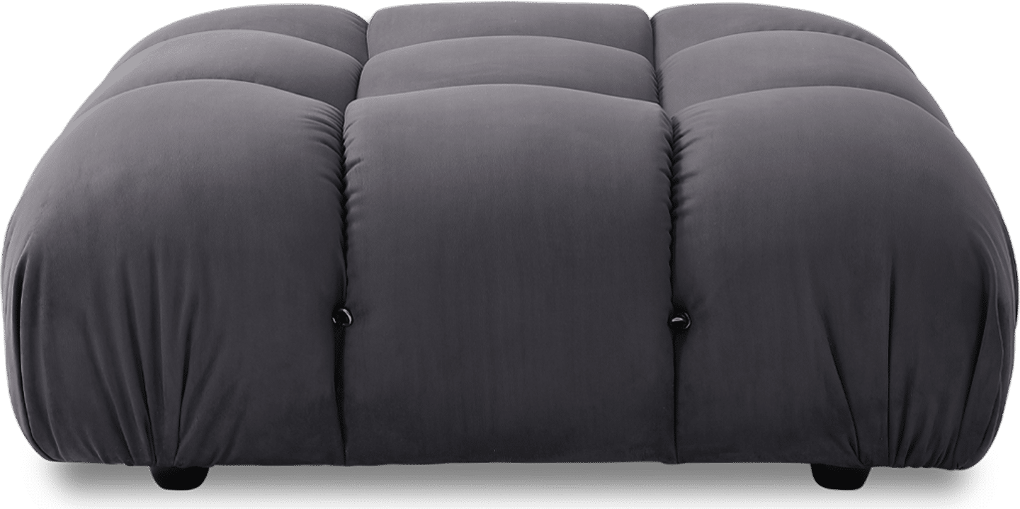 Camaleonda stil soffa ottoman Charcoal Grey Alcantara/Alcantara image.