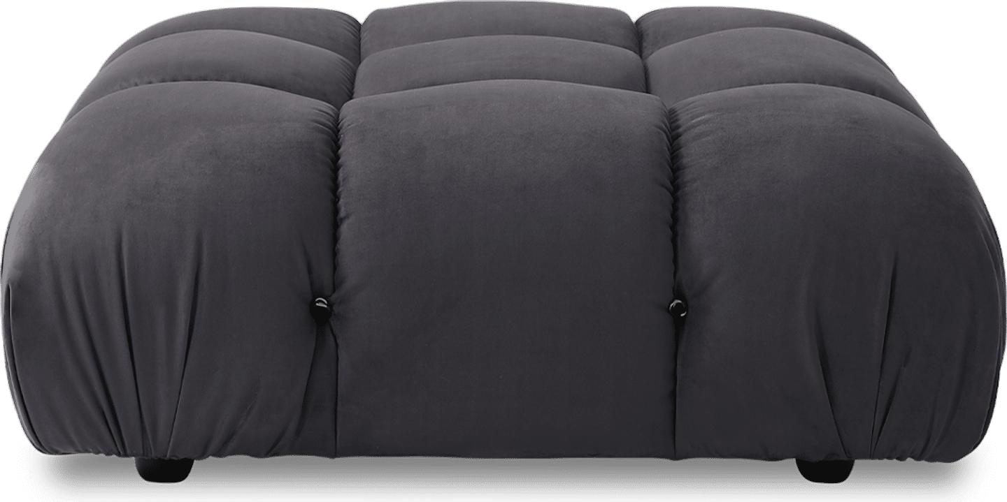 Camaleonda stil soffa ottoman Charcoal Grey Alcantara/Alcantara image.