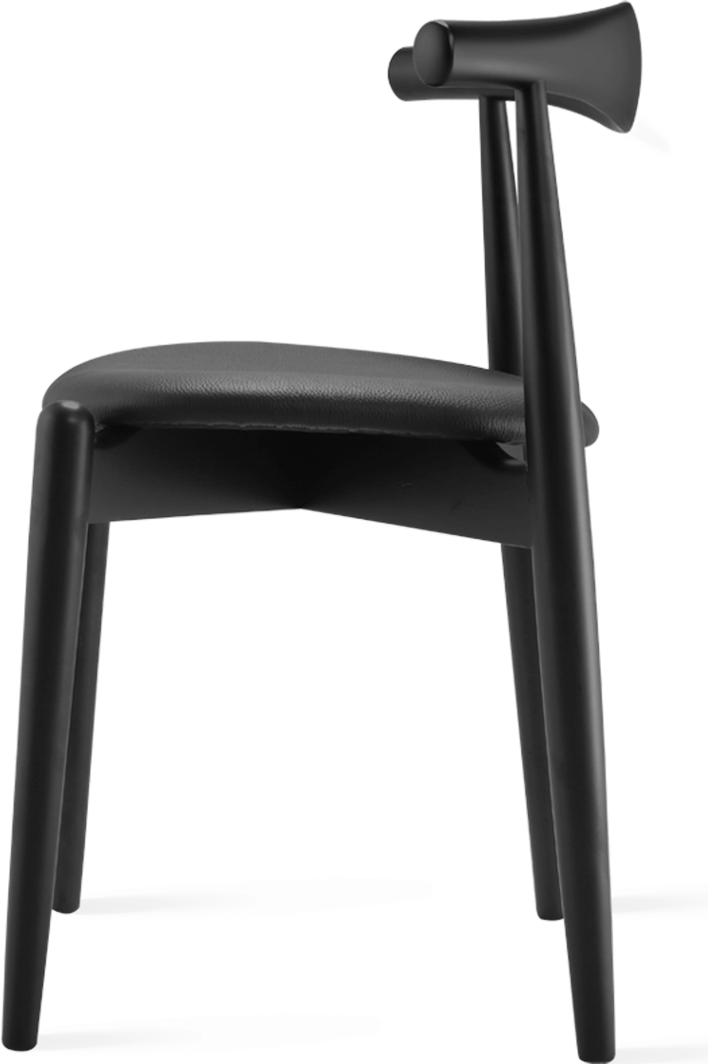 Chaise de coude CH20 Black/Black Lacquered image.