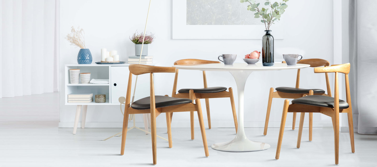 Elbow dining chair shop black