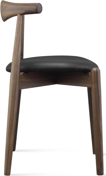 Chaise de coude CH20 Black/Walnut image.